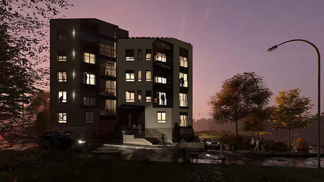 Apartmentkomplex mit Meerblick — Bečići